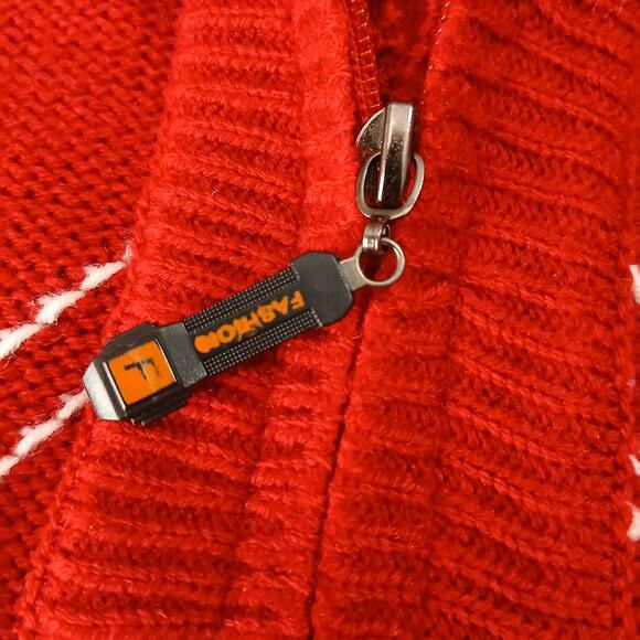 Pronti Collection by PHITA Men's 4XL Red Argyle 1/4-Zip Neck Big & Tall - Picture 6 of 15